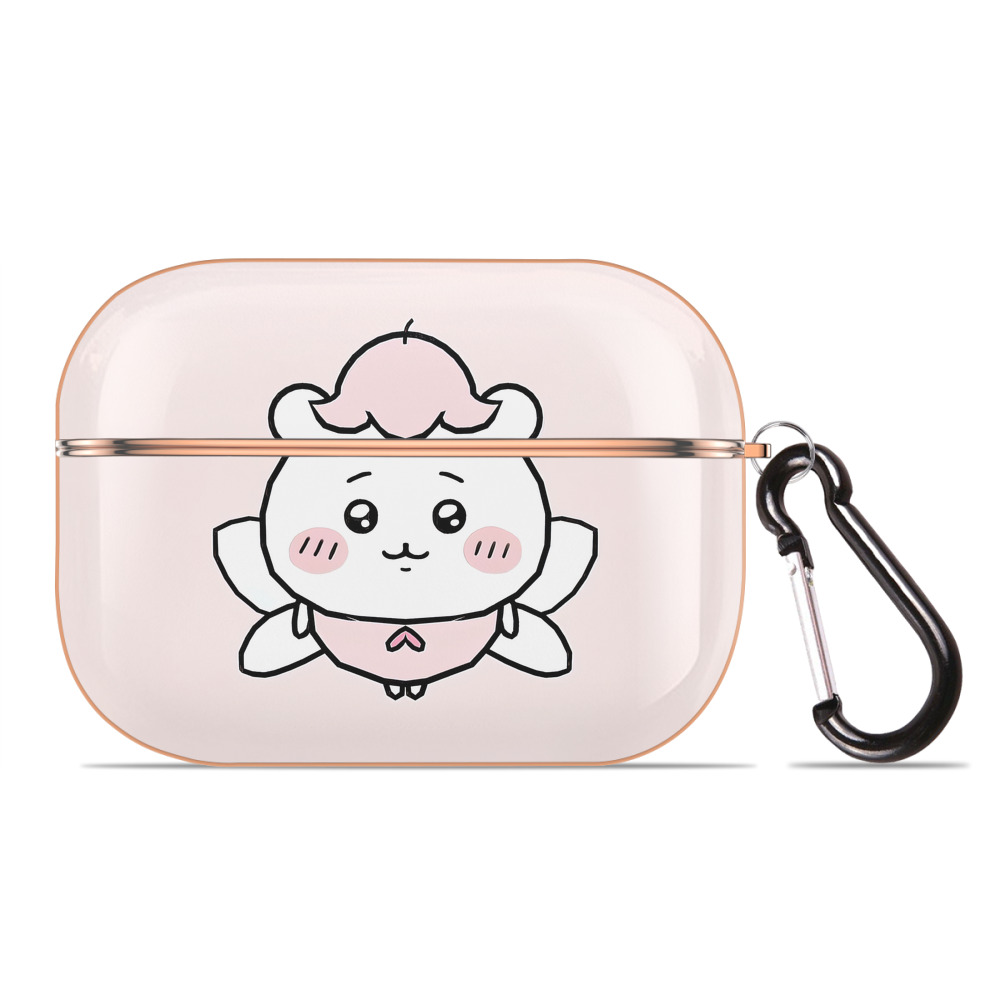 （画像用） ちいかわ Chii-kawa 【AirPods Pro用】ハードシェル保護ケース｜耐衝撃・防指紋・カラビナ付き商品仕様