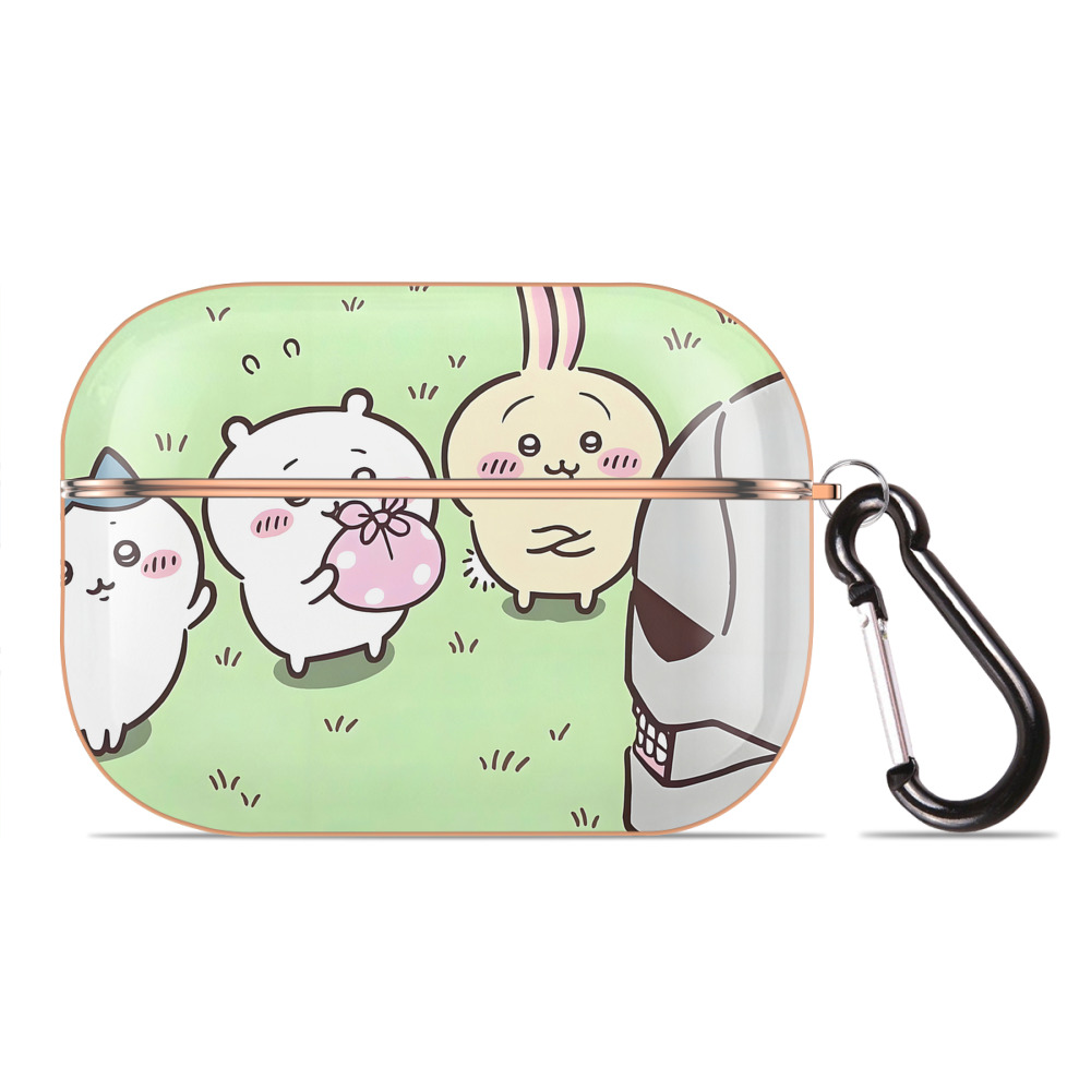 （画像用） ちいかわ Chii-kawa 【AirPods Pro用】ハードシェル保護ケース｜耐衝撃・防指紋・カラビナ付き商品仕様