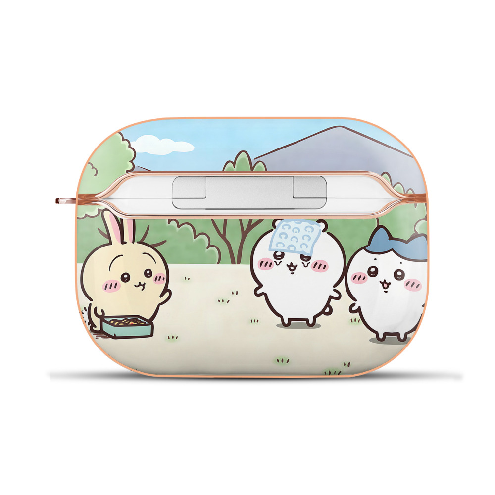 （画像用） ちいかわ Chii-kawa 【AirPods Pro用】ハードシェル保護ケース｜耐衝撃・防指紋・カラビナ付き商品仕様