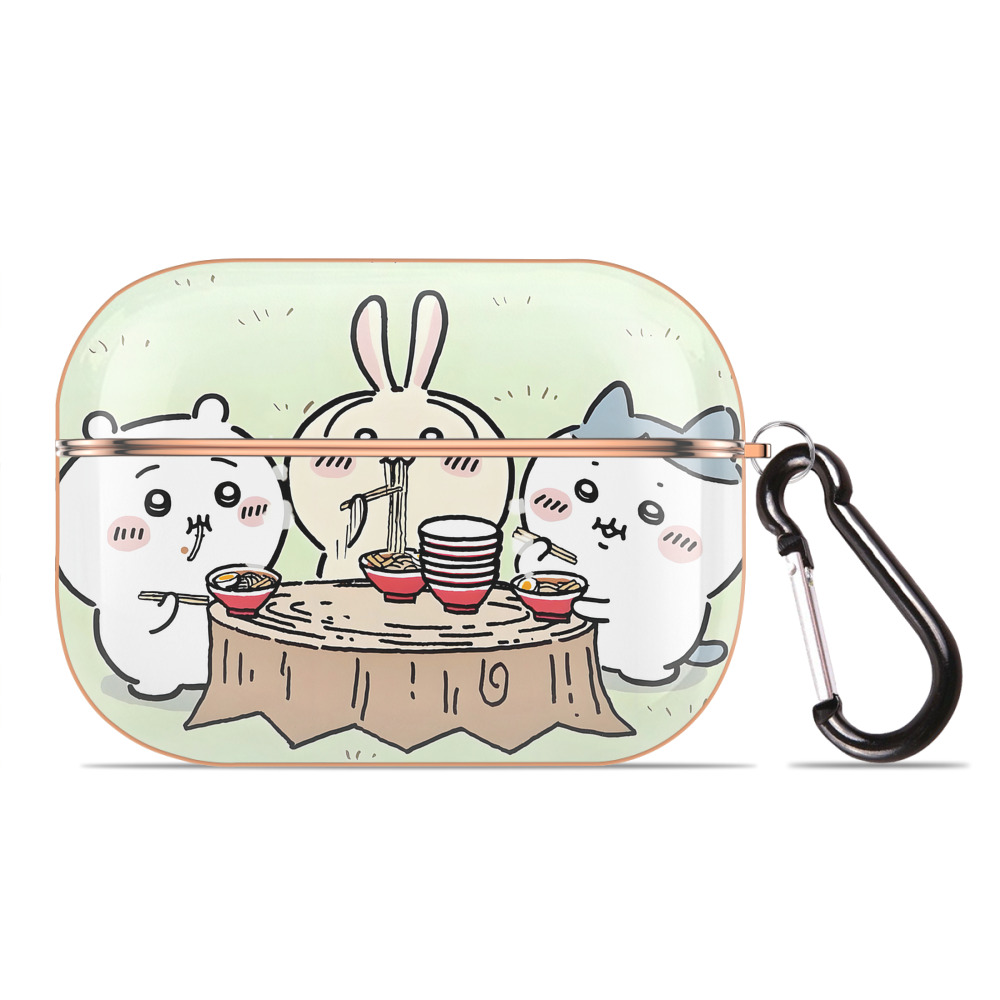 （画像用） ちいかわ Chii-kawa 【AirPods Pro用】ハードシェル保護ケース｜耐衝撃・防指紋・カラビナ付き商品仕様