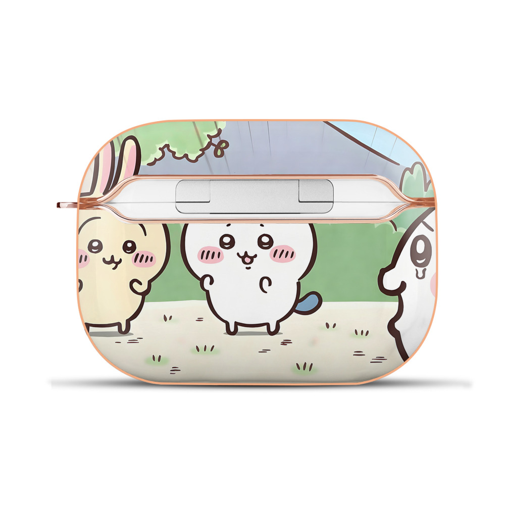 （画像用） ちいかわ Chii-kawa 【AirPods Pro用】ハードシェル保護ケース｜耐衝撃・防指紋・カラビナ付き商品仕様