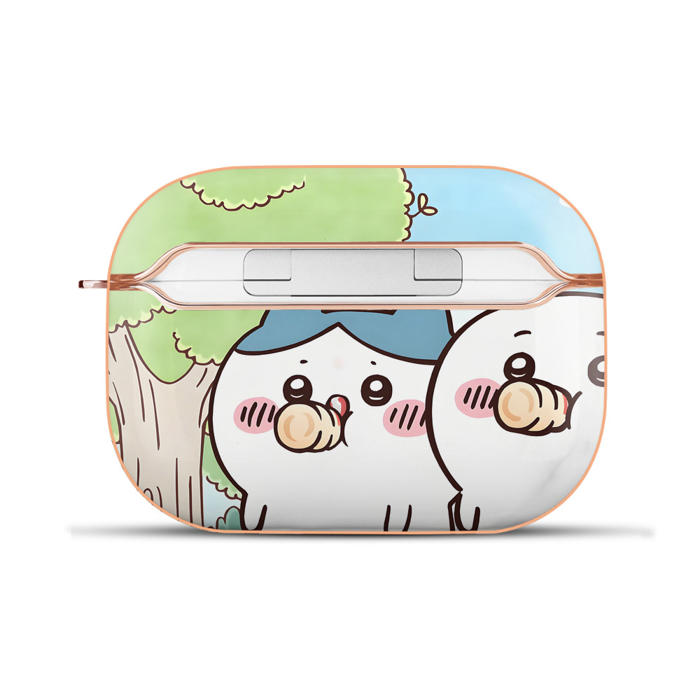 （画像用） ちいかわ Chii-kawa 【AirPods Pro用】ハードシェル保護ケース｜耐衝撃・防指紋・カラビナ付き商品仕様