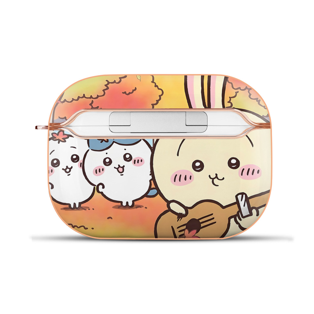 （画像用） ちいかわ Chii-kawa 【AirPods Pro用】ハードシェル保護ケース｜耐衝撃・防指紋・カラビナ付き商品仕様