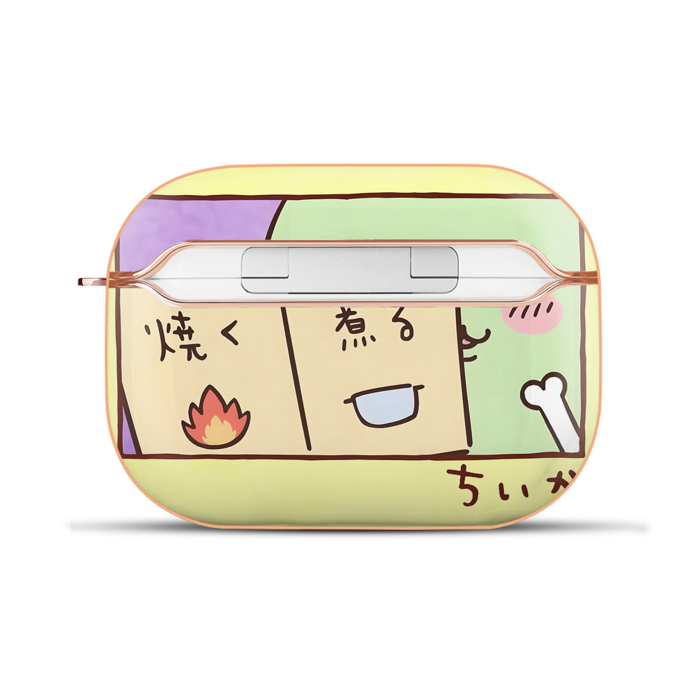 （画像用） ちいかわ Chii-kawa 【AirPods Pro用】ハードシェル保護ケース｜耐衝撃・防指紋・カラビナ付き商品仕様