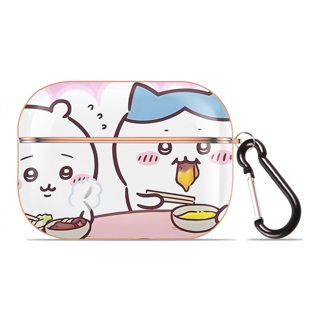 （画像用） ちいかわ Chii-kawa 【AirPods Pro用】ハードシェル保護ケース｜耐衝撃・防指紋・カラビナ付き商品仕様