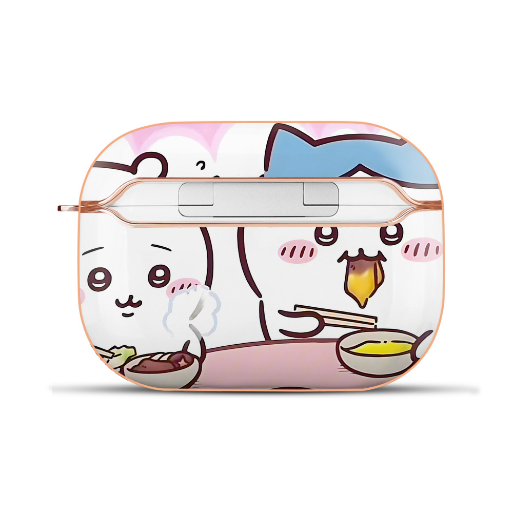 （画像用） ちいかわ Chii-kawa 【AirPods Pro用】ハードシェル保護ケース｜耐衝撃・防指紋・カラビナ付き商品仕様