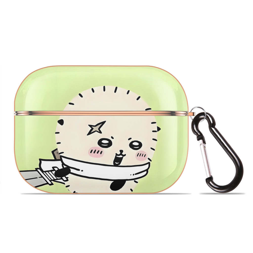 （画像用） ちいかわ Chii-kawa 【AirPods Pro用】ハードシェル保護ケース｜耐衝撃・防指紋・カラビナ付き商品仕様