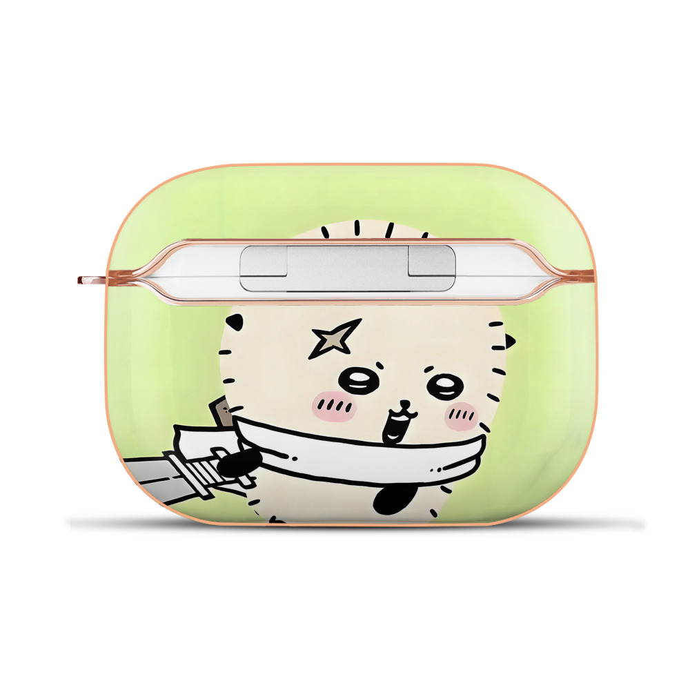（画像用） ちいかわ Chii-kawa 【AirPods Pro用】ハードシェル保護ケース｜耐衝撃・防指紋・カラビナ付き商品仕様
