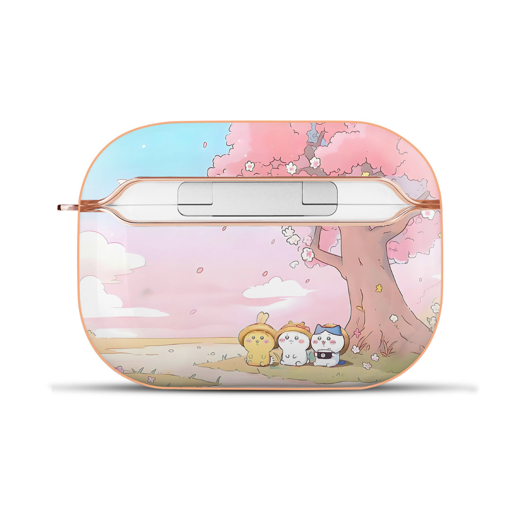 （画像用） ちいかわ Chii-kawa 【AirPods Pro用】ハードシェル保護ケース｜耐衝撃・防指紋・カラビナ付き商品仕様