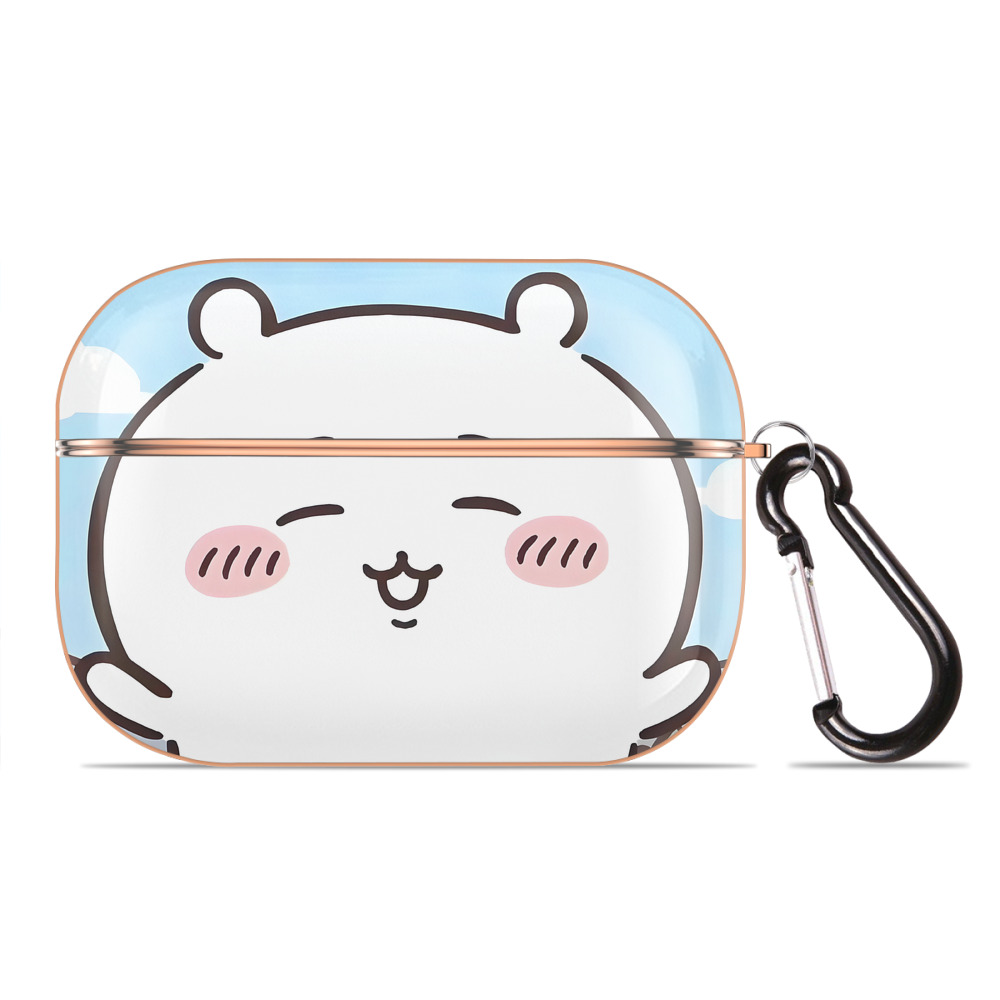 （画像用） ちいかわ Chii-kawa 【AirPods Pro用】ハードシェル保護ケース｜耐衝撃・防指紋・カラビナ付き商品仕様