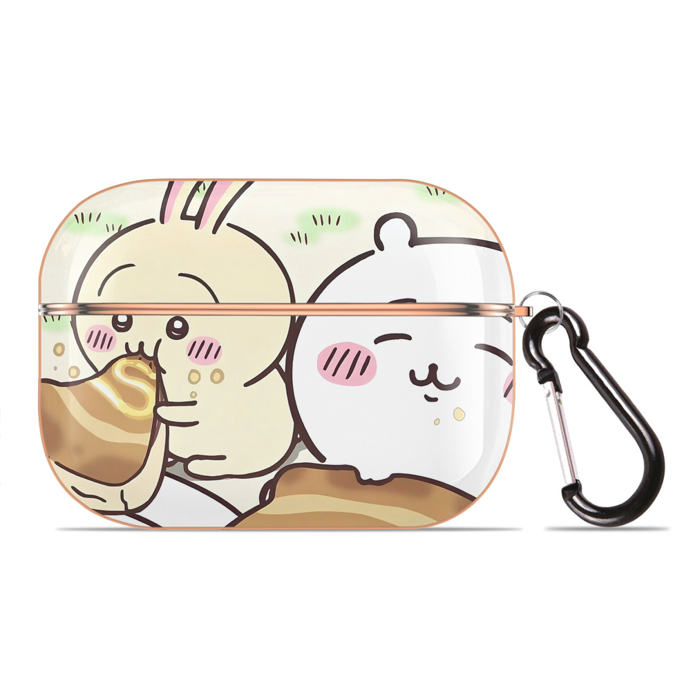 （画像用） ちいかわ Chii-kawa 【AirPods Pro用】ハードシェル保護ケース｜耐衝撃・防指紋・カラビナ付き商品仕様