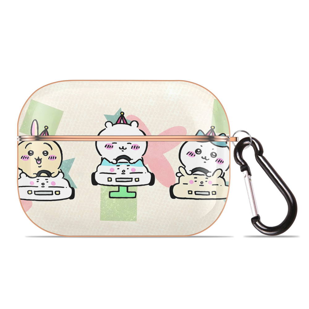 （画像用） ちいかわ Chii-kawa 【AirPods Pro用】ハードシェル保護ケース｜耐衝撃・防指紋・カラビナ付き商品仕様