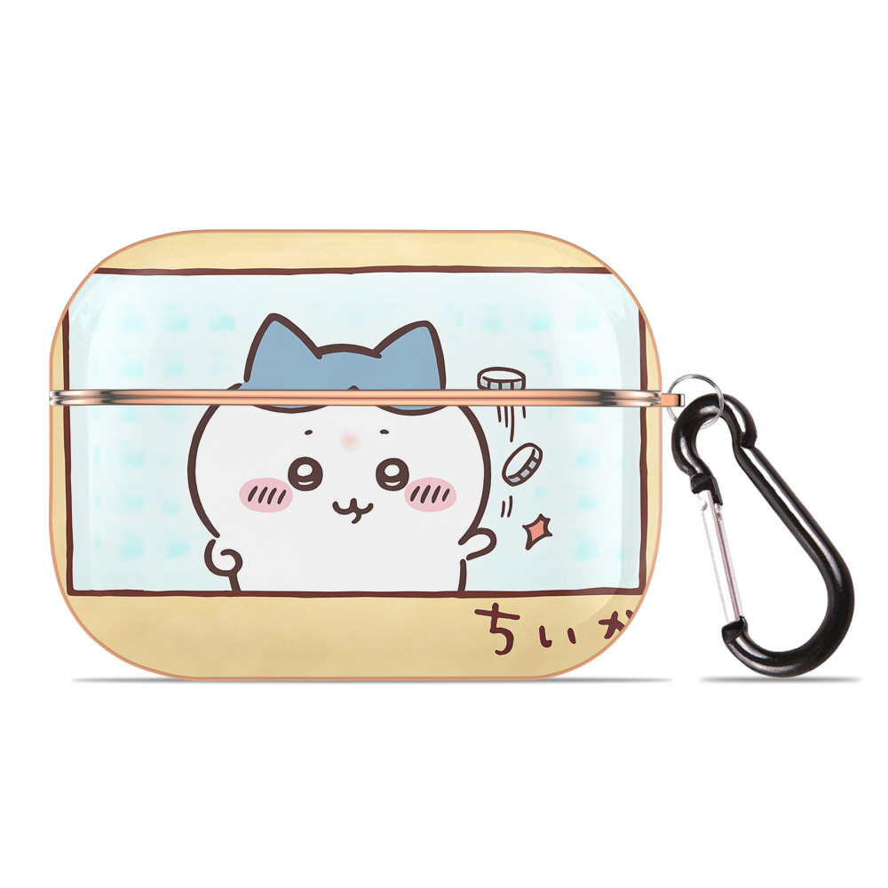 （画像用） ちいかわ Chii-kawa 【AirPods Pro用】ハードシェル保護ケース｜耐衝撃・防指紋・カラビナ付き商品仕様