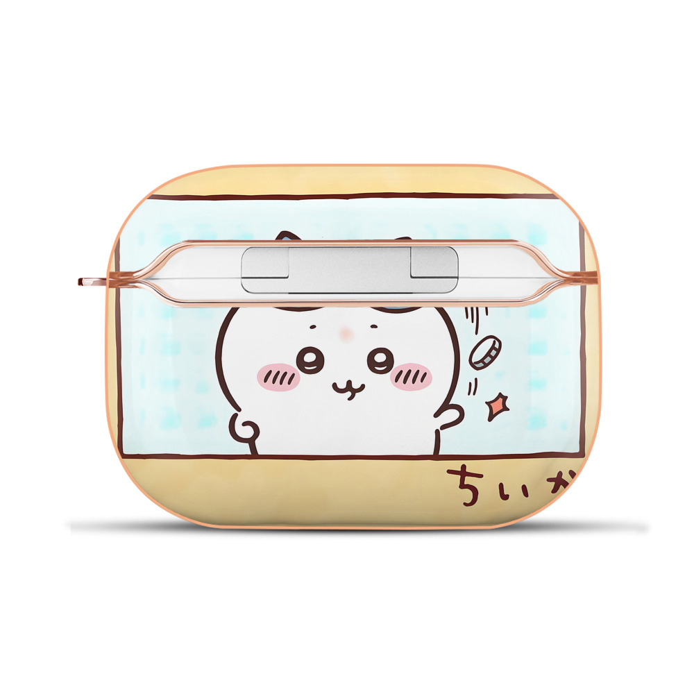 （画像用） ちいかわ Chii-kawa 【AirPods Pro用】ハードシェル保護ケース｜耐衝撃・防指紋・カラビナ付き商品仕様
