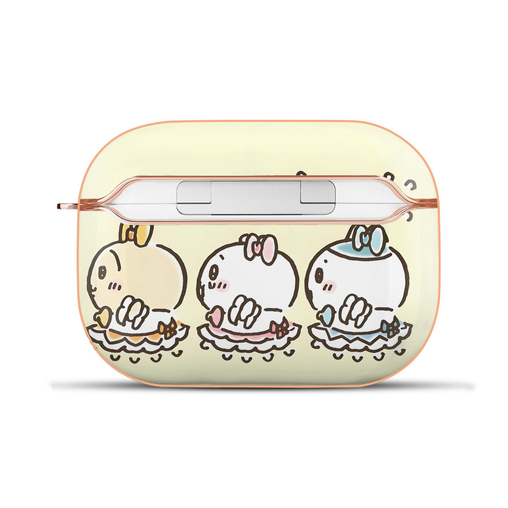 （画像用） ちいかわ Chii-kawa 【AirPods Pro用】ハードシェル保護ケース｜耐衝撃・防指紋・カラビナ付き商品仕様