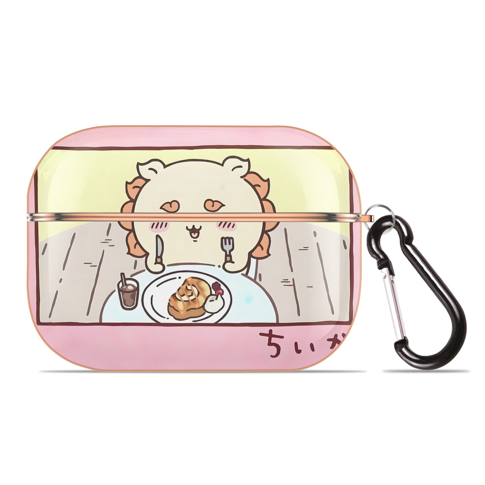 （画像用） ちいかわ Chii-kawa 【AirPods Pro用】ハードシェル保護ケース｜耐衝撃・防指紋・カラビナ付き商品仕様