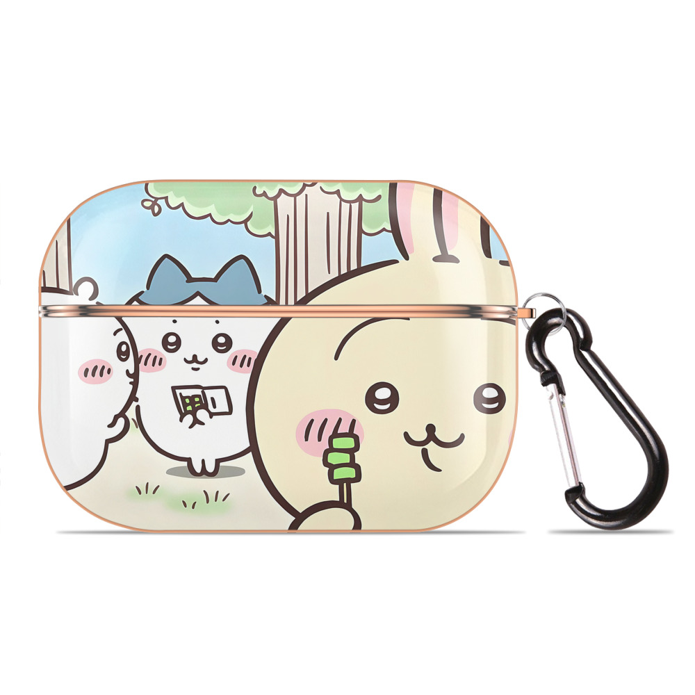 （画像用） ちいかわ Chii-kawa 【AirPods Pro用】ハードシェル保護ケース｜耐衝撃・防指紋・カラビナ付き商品仕様