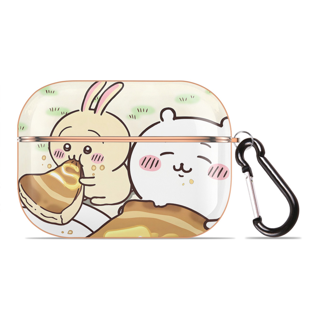 （画像用） ちいかわ Chii-kawa 【AirPods Pro用】ハードシェル保護ケース｜耐衝撃・防指紋・カラビナ付き商品仕様
