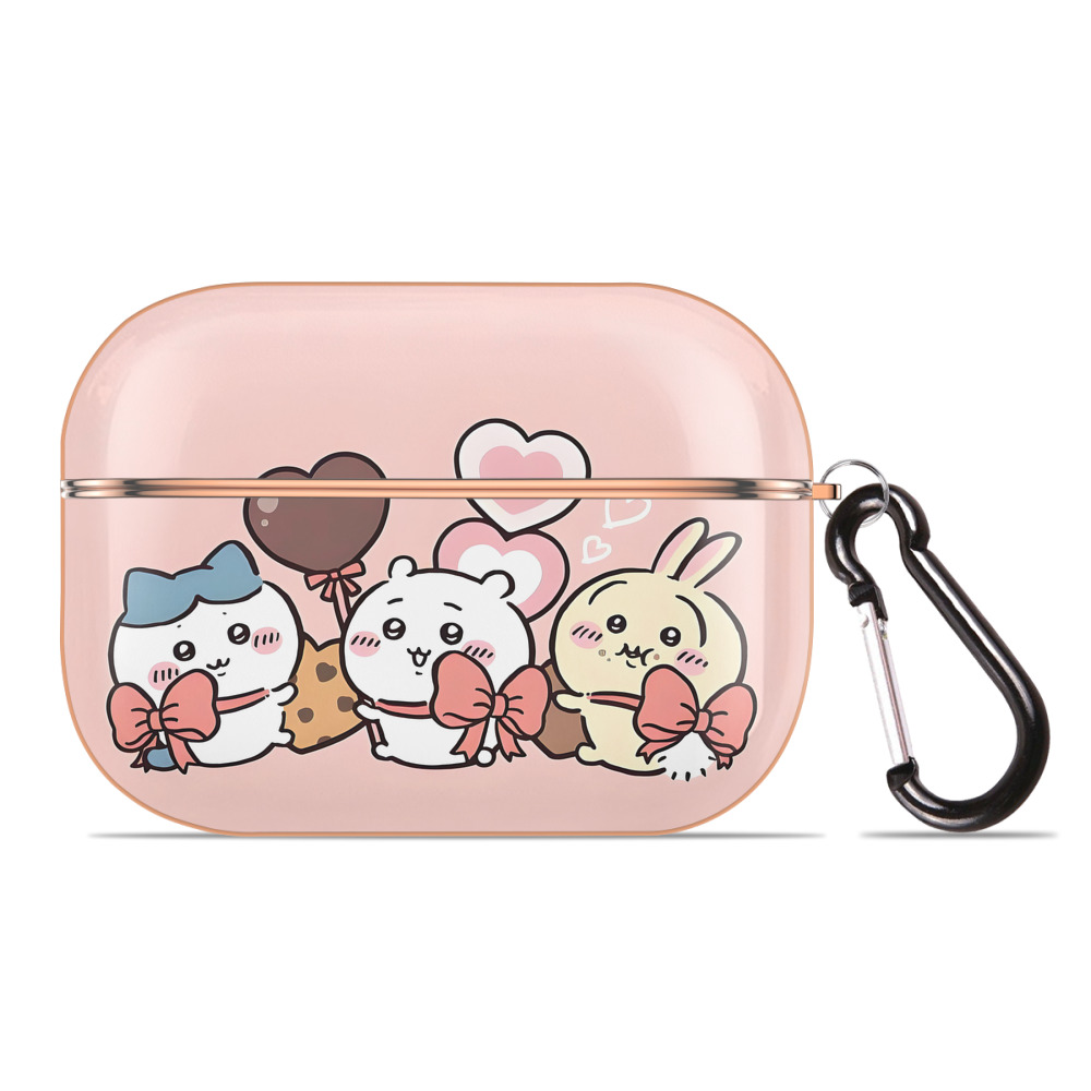 （画像用） ちいかわ Chii-kawa 【AirPods Pro用】ハードシェル保護ケース｜耐衝撃・防指紋・カラビナ付き商品仕様