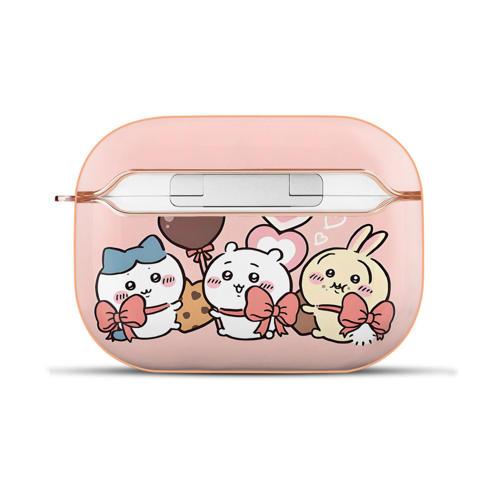 （画像用） ちいかわ Chii-kawa 【AirPods Pro用】ハードシェル保護ケース｜耐衝撃・防指紋・カラビナ付き商品仕様