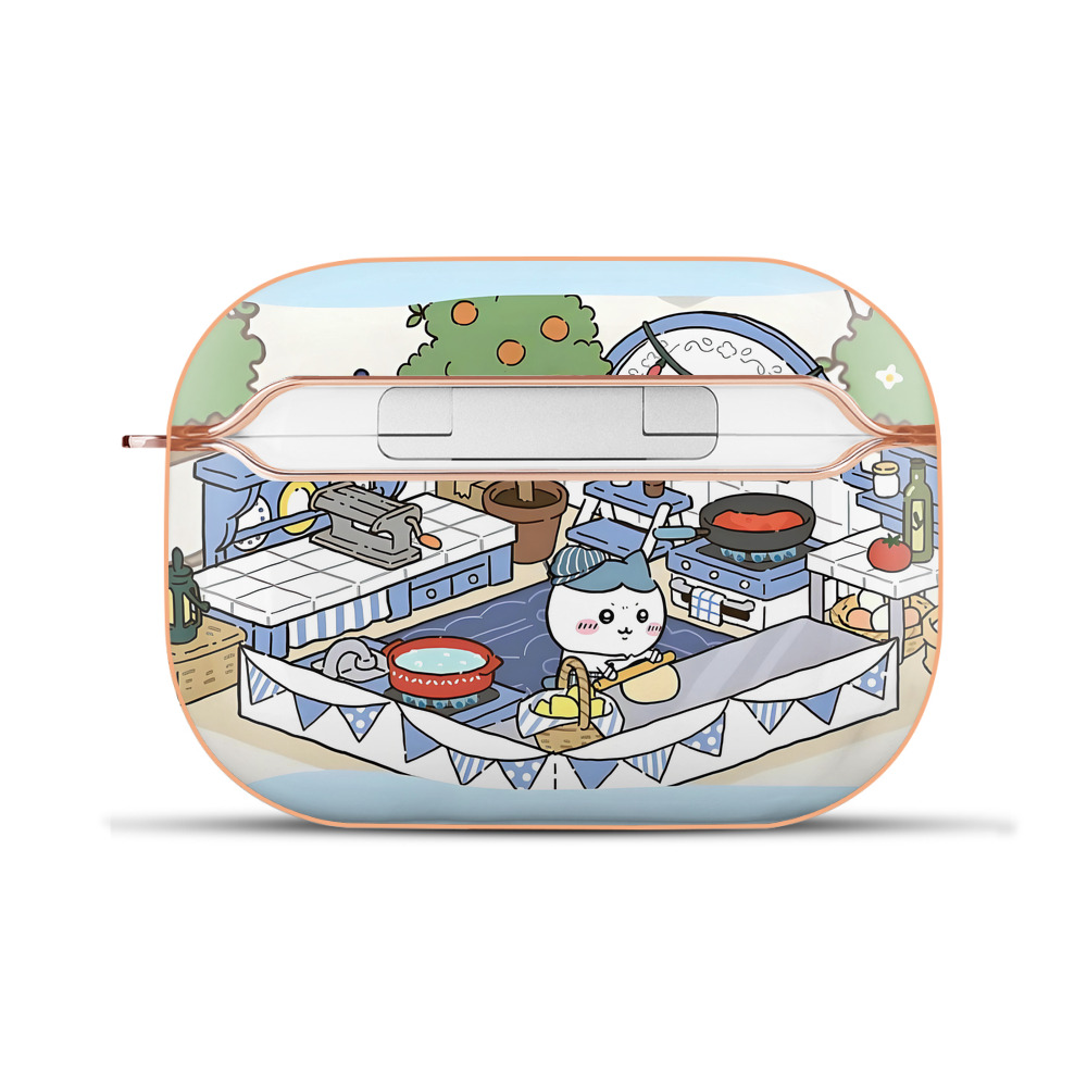 （画像用） ちいかわ Chii-kawa 【AirPods Pro用】ハードシェル保護ケース｜耐衝撃・防指紋・カラビナ付き商品仕様