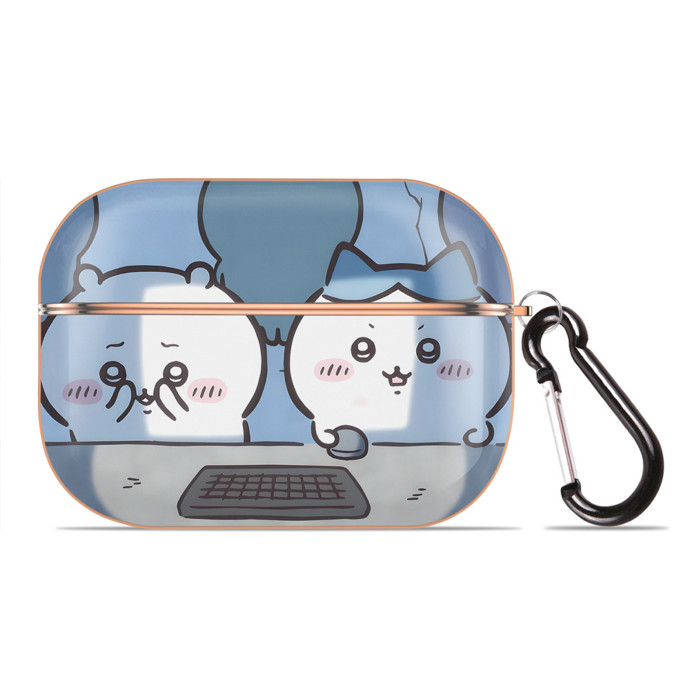 （画像用） ちいかわ Chii-kawa 【AirPods Pro用】ハードシェル保護ケース｜耐衝撃・防指紋・カラビナ付き商品仕様