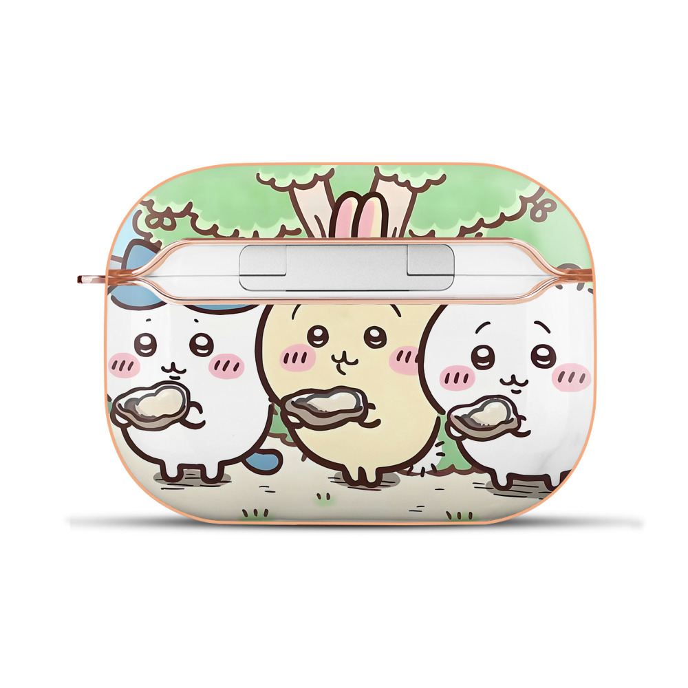 （画像用） ちいかわ Chii-kawa 【AirPods Pro用】ハードシェル保護ケース｜耐衝撃・防指紋・カラビナ付き商品仕様