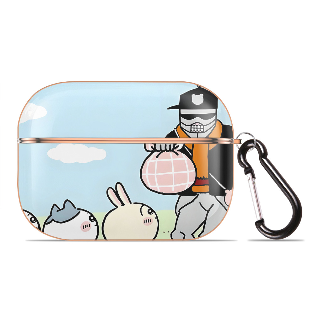 （画像用） ちいかわ Chii-kawa 【AirPods Pro用】ハードシェル保護ケース｜耐衝撃・防指紋・カラビナ付き商品仕様
