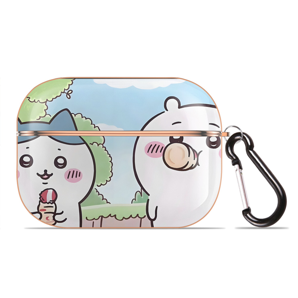 （画像用） ちいかわ Chii-kawa 【AirPods Pro用】ハードシェル保護ケース｜耐衝撃・防指紋・カラビナ付き商品仕様