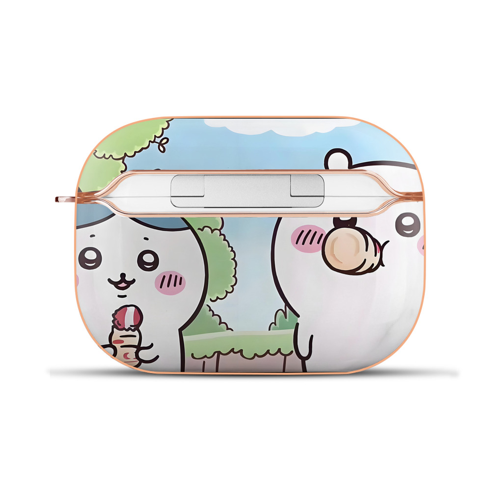 （画像用） ちいかわ Chii-kawa 【AirPods Pro用】ハードシェル保護ケース｜耐衝撃・防指紋・カラビナ付き商品仕様
