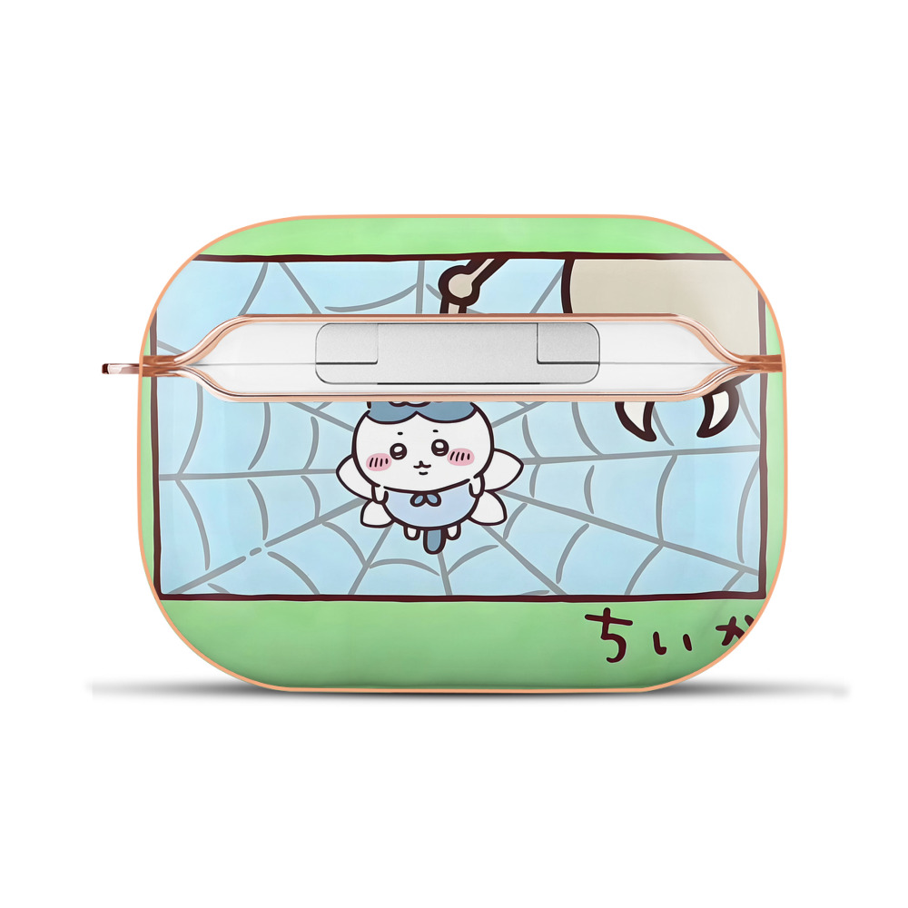 （画像用） ちいかわ Chii-kawa 【AirPods Pro用】ハードシェル保護ケース｜耐衝撃・防指紋・カラビナ付き商品仕様