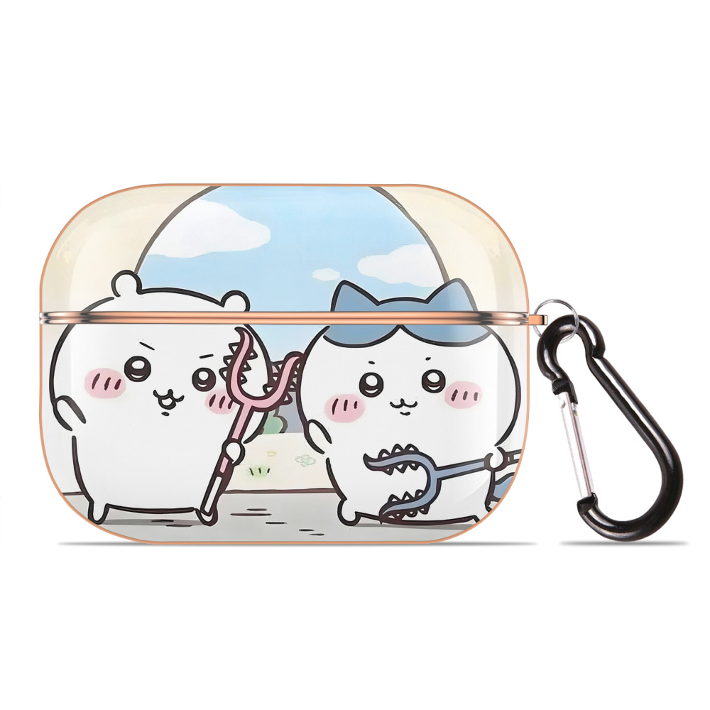 （画像用） ちいかわ Chii-kawa 【AirPods Pro用】ハードシェル保護ケース｜耐衝撃・防指紋・カラビナ付き商品仕様