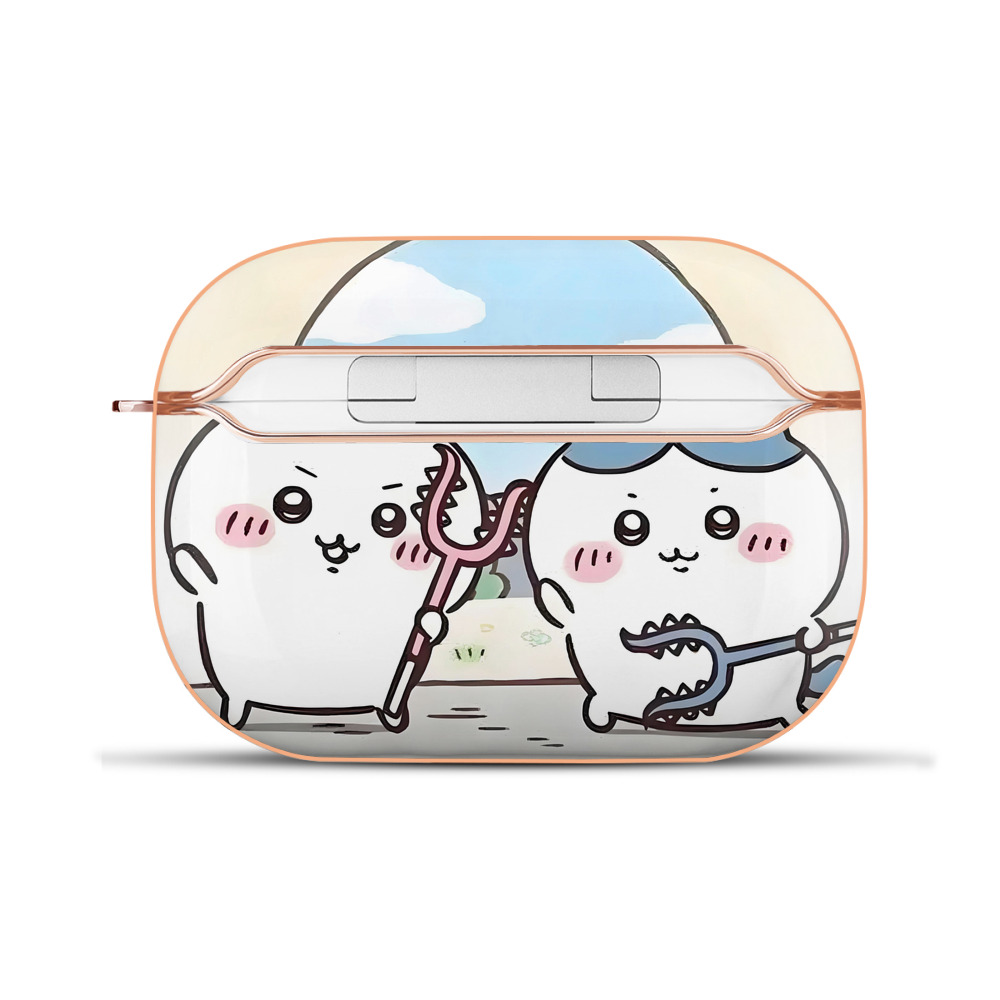 （画像用） ちいかわ Chii-kawa 【AirPods Pro用】ハードシェル保護ケース｜耐衝撃・防指紋・カラビナ付き商品仕様