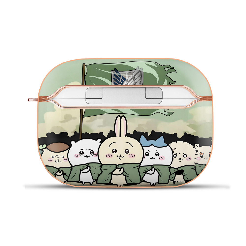 （画像用） ちいかわ Chii-kawa 【AirPods Pro用】ハードシェル保護ケース｜耐衝撃・防指紋・カラビナ付き商品仕様