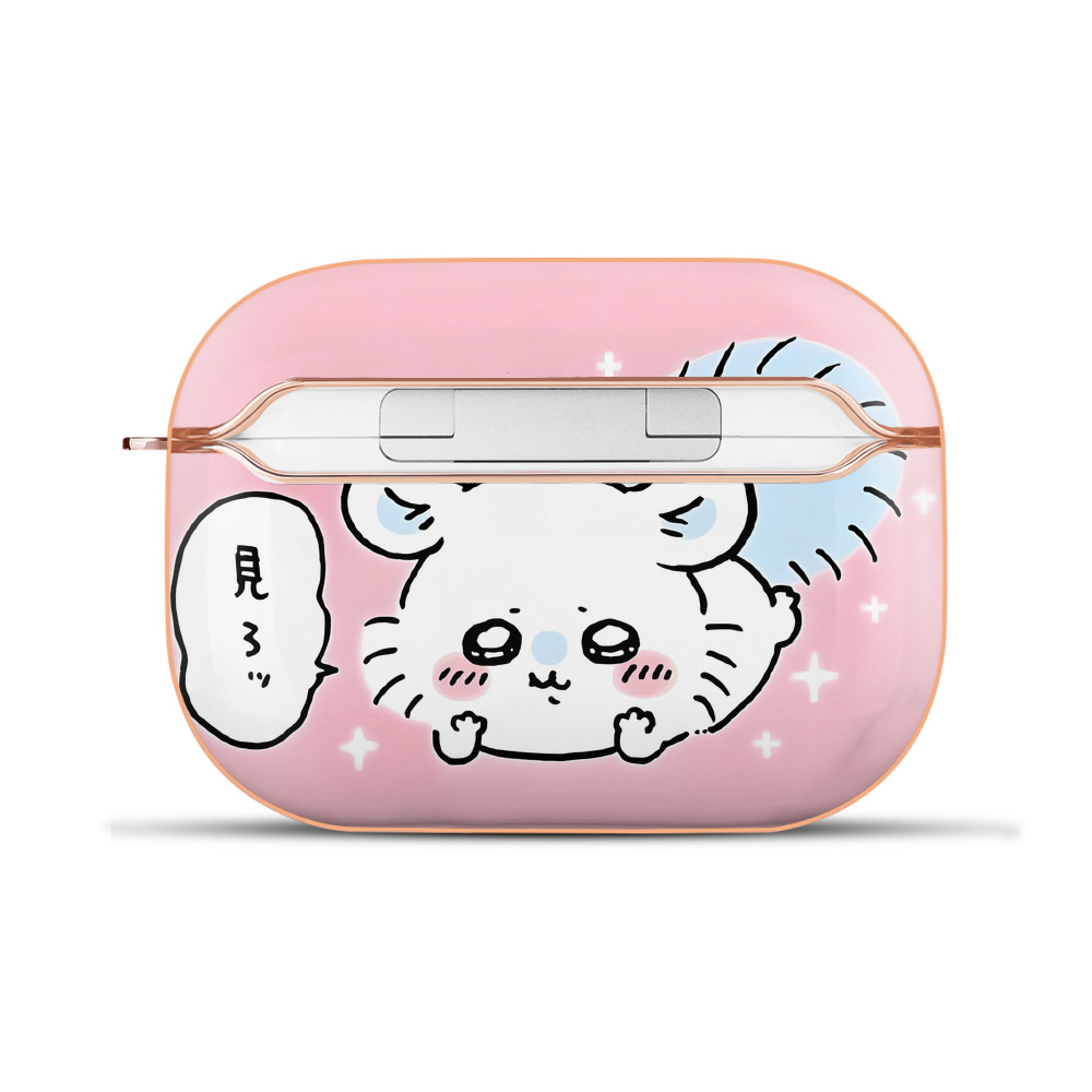 （画像用） ちいかわ Chii-kawa 【AirPods Pro用】ハードシェル保護ケース｜耐衝撃・防指紋・カラビナ付き商品仕様