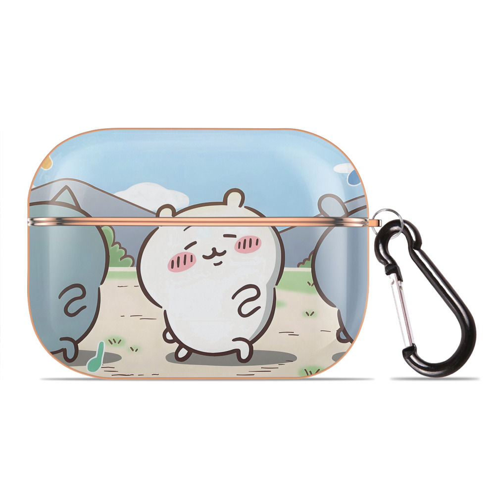 （画像用） ちいかわ Chii-kawa 【AirPods Pro用】ハードシェル保護ケース｜耐衝撃・防指紋・カラビナ付き商品仕様