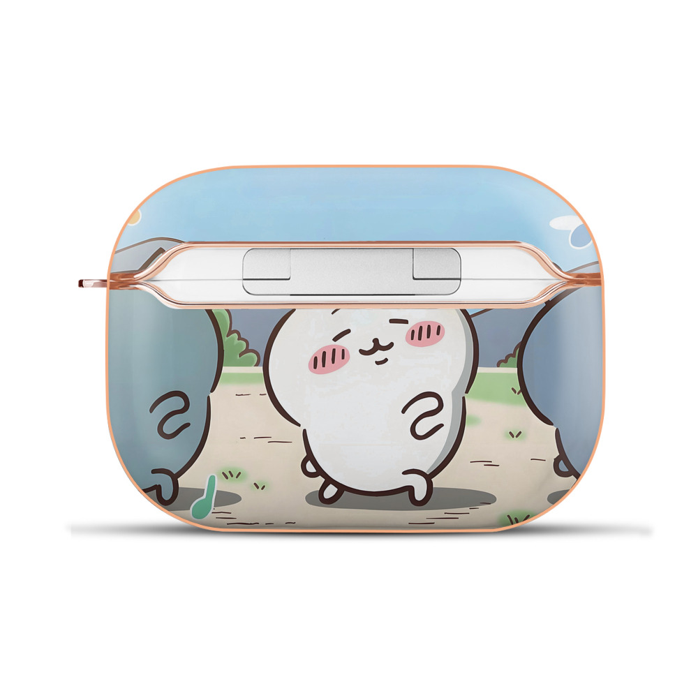 （画像用） ちいかわ Chii-kawa 【AirPods Pro用】ハードシェル保護ケース｜耐衝撃・防指紋・カラビナ付き商品仕様