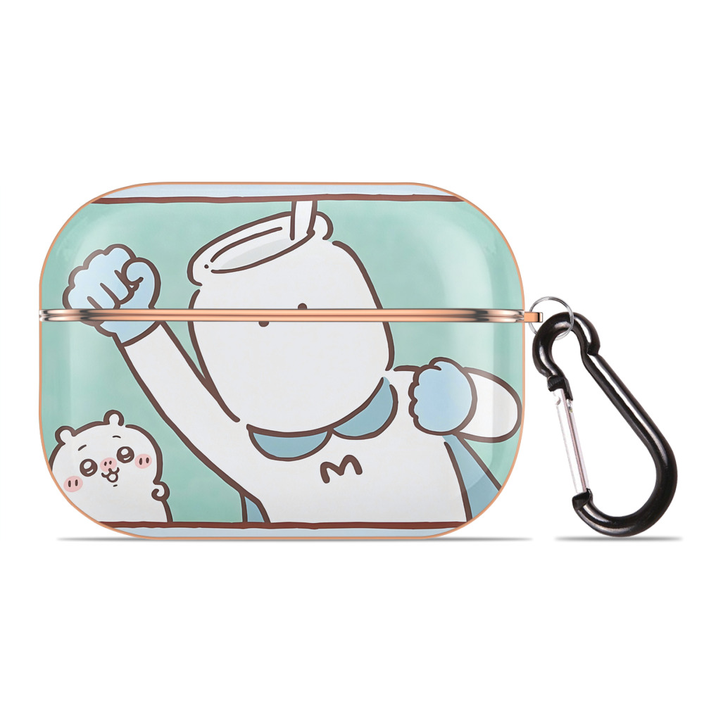 （画像用） ちいかわ Chii-kawa 【AirPods Pro用】ハードシェル保護ケース｜耐衝撃・防指紋・カラビナ付き商品仕様