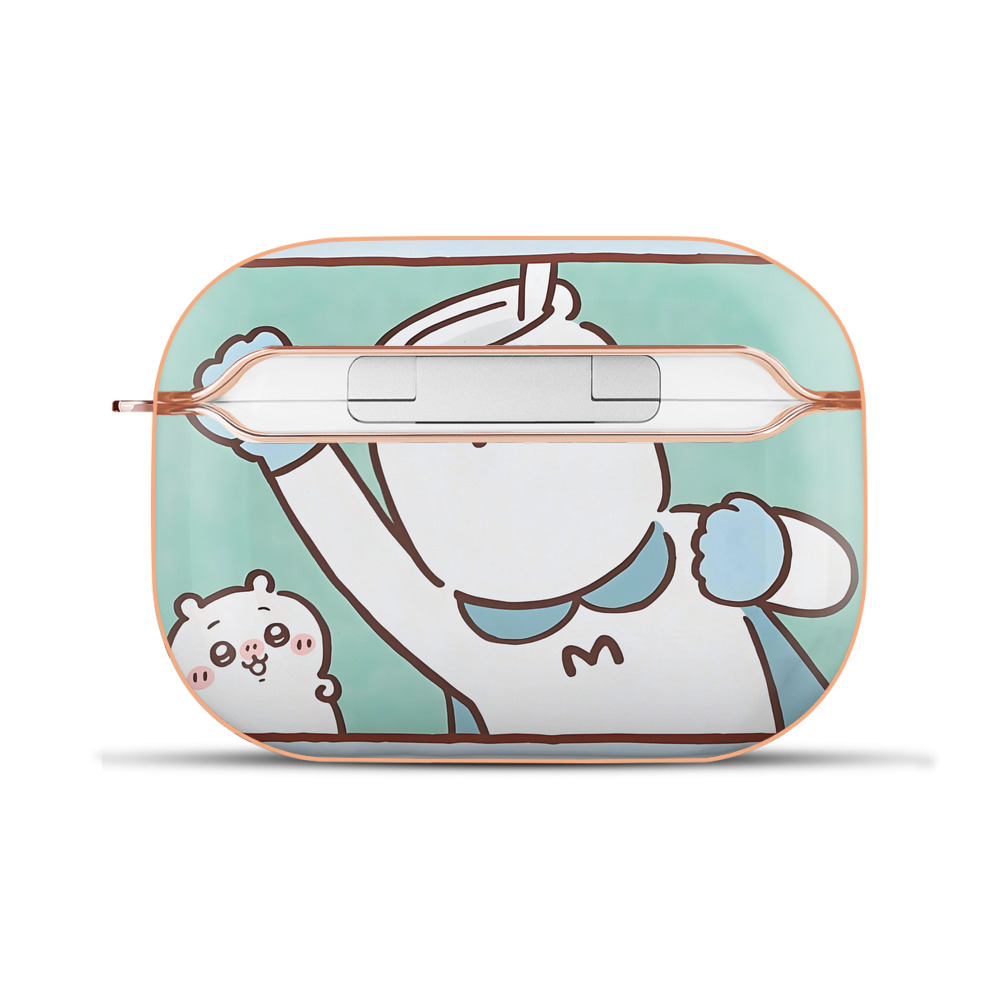 （画像用） ちいかわ Chii-kawa 【AirPods Pro用】ハードシェル保護ケース｜耐衝撃・防指紋・カラビナ付き商品仕様