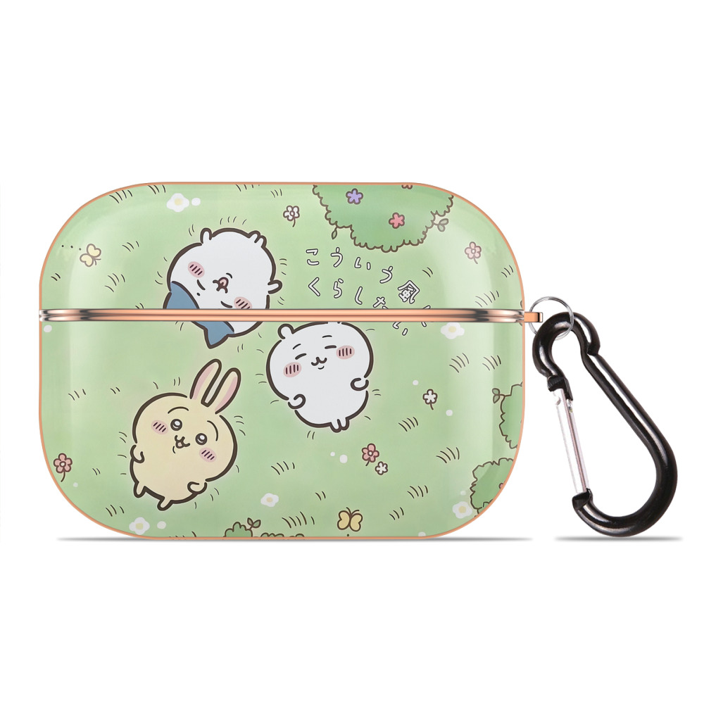 （画像用） ちいかわ Chii-kawa 【AirPods Pro用】ハードシェル保護ケース｜耐衝撃・防指紋・カラビナ付き商品仕様