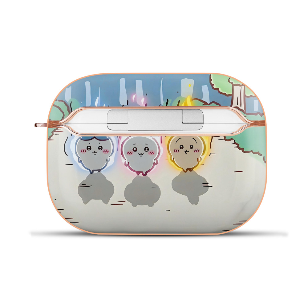 （画像用） ちいかわ Chii-kawa 【AirPods Pro用】ハードシェル保護ケース｜耐衝撃・防指紋・カラビナ付き商品仕様