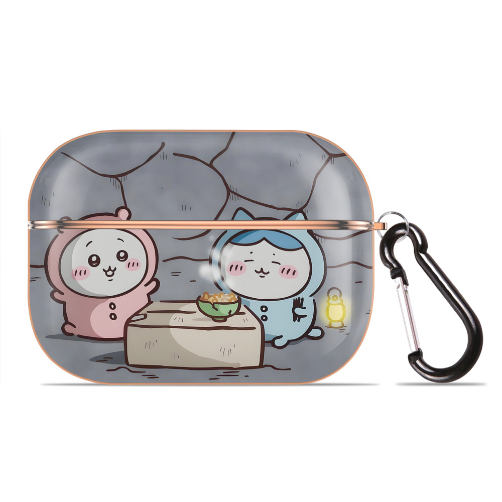 （画像用） ちいかわ Chii-kawa 【AirPods Pro用】ハードシェル保護ケース｜耐衝撃・防指紋・カラビナ付き商品仕様