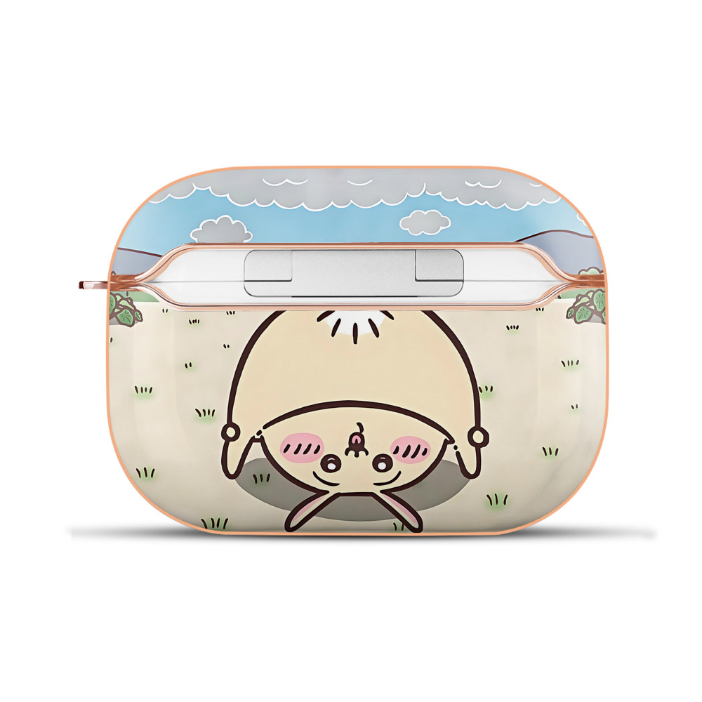 （画像用） ちいかわ Chii-kawa 【AirPods Pro用】ハードシェル保護ケース｜耐衝撃・防指紋・カラビナ付き商品仕様