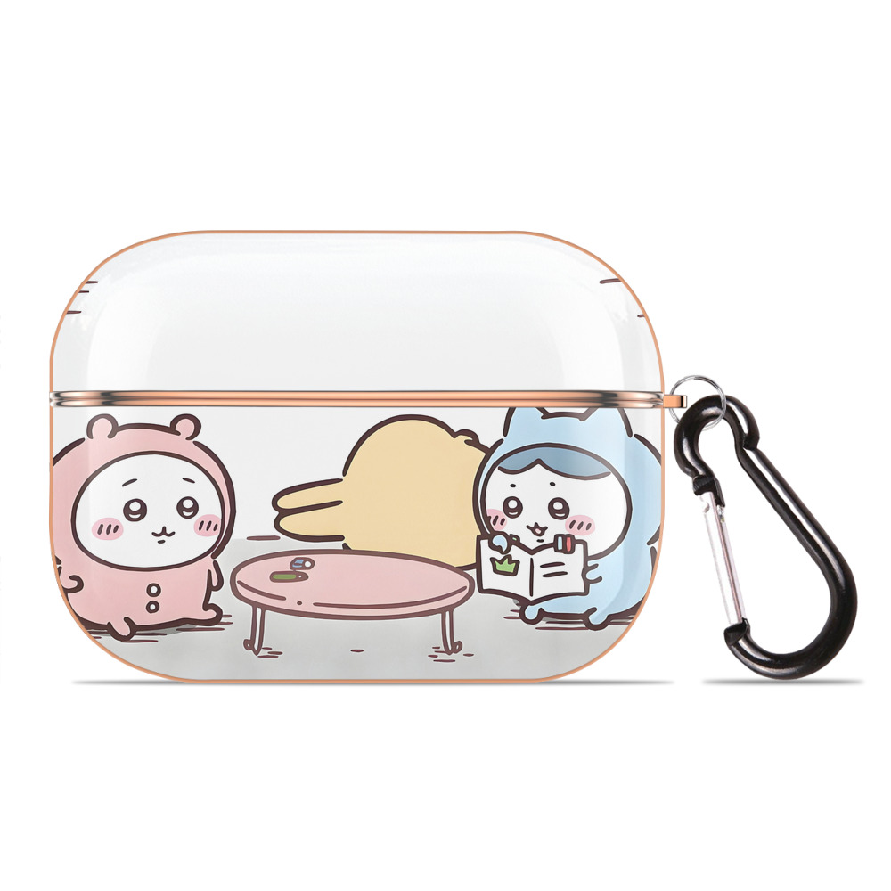 （画像用） ちいかわ Chii-kawa 【AirPods Pro用】ハードシェル保護ケース｜耐衝撃・防指紋・カラビナ付き商品仕様