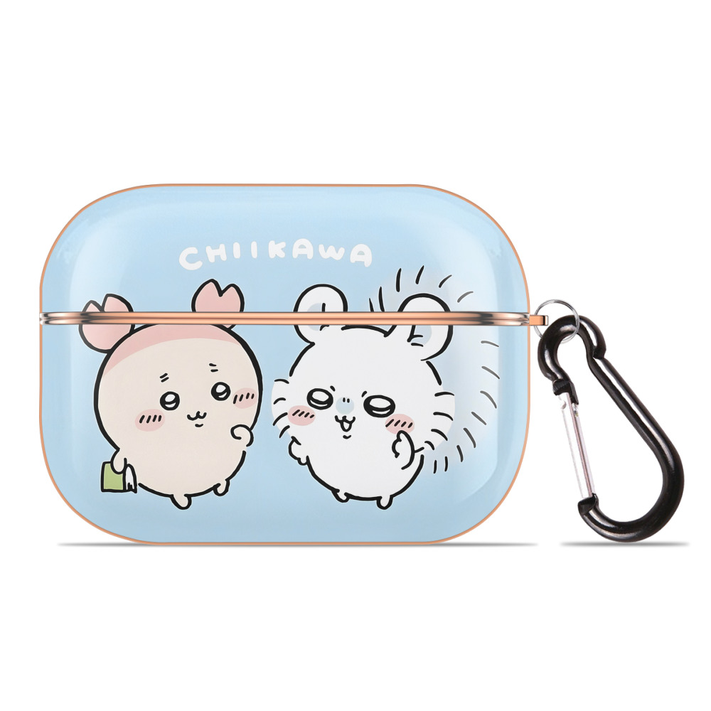 （画像用） ちいかわ Chii-kawa 【AirPods Pro用】ハードシェル保護ケース｜耐衝撃・防指紋・カラビナ付き商品仕様