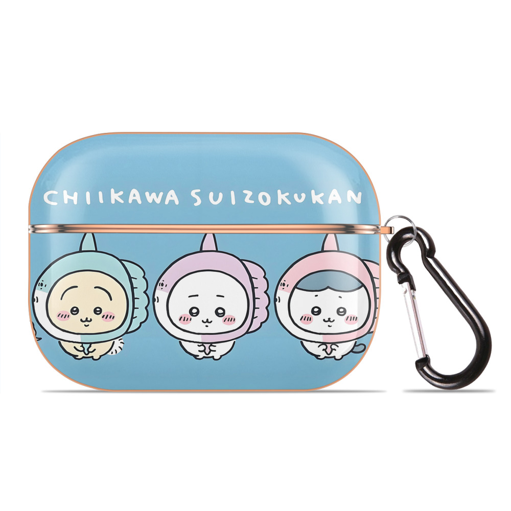 （画像用） ちいかわ Chii-kawa 【AirPods Pro用】ハードシェル保護ケース｜耐衝撃・防指紋・カラビナ付き商品仕様