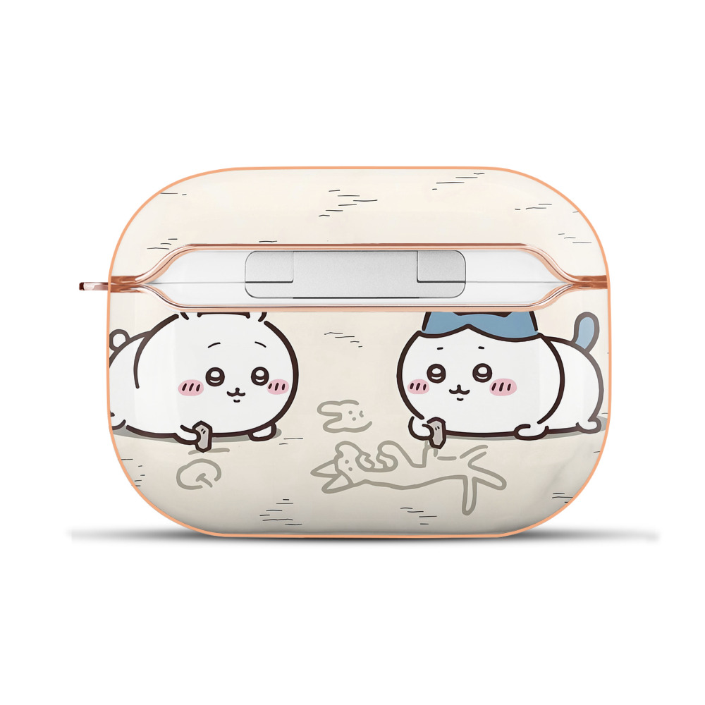 （画像用） ちいかわ Chii-kawa 【AirPods Pro用】ハードシェル保護ケース｜耐衝撃・防指紋・カラビナ付き商品仕様