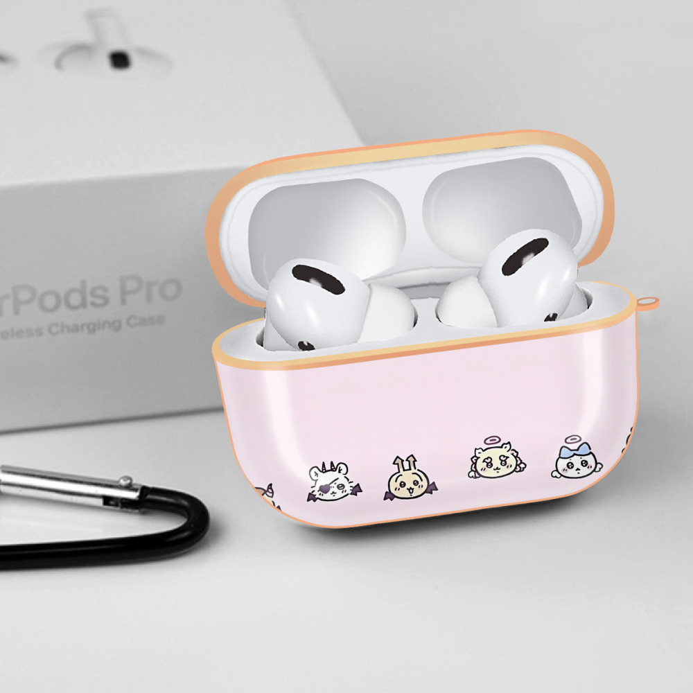 ちいかわ Chii-kawa 【AirPods Pro用】ハードシェル保護ケース｜耐衝撃・防指紋・カラビナ付き商品仕様
