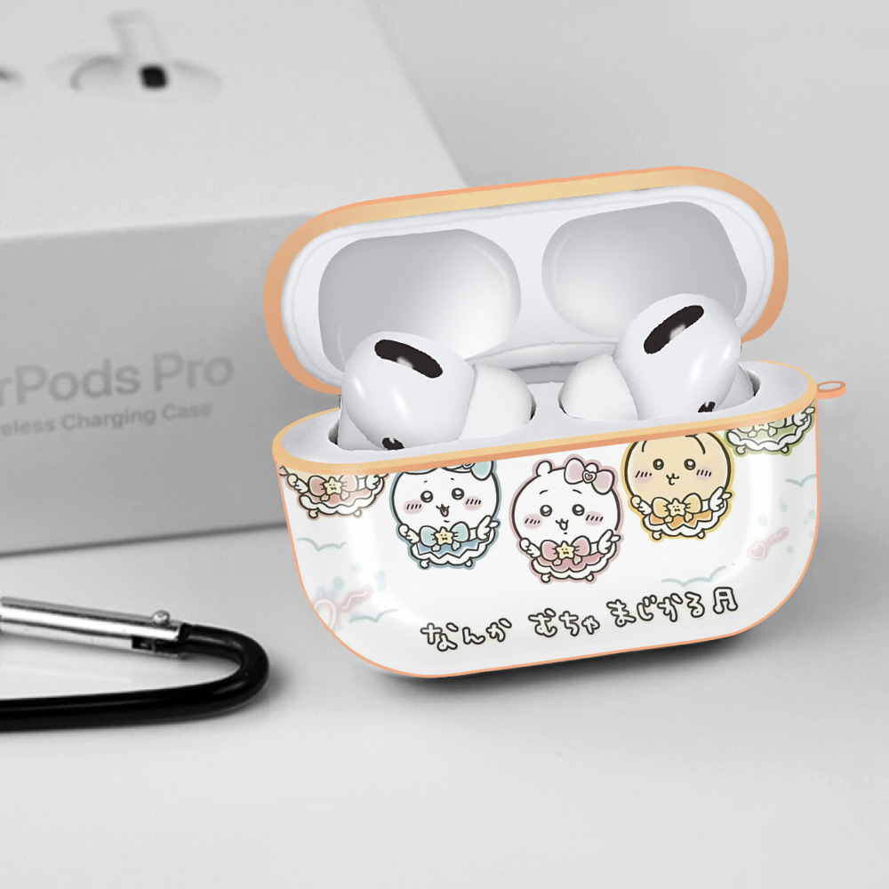 ちいかわ Chii-kawa 【AirPods Pro用】ハードシェル保護ケース｜耐衝撃・防指紋・カラビナ付き商品仕様