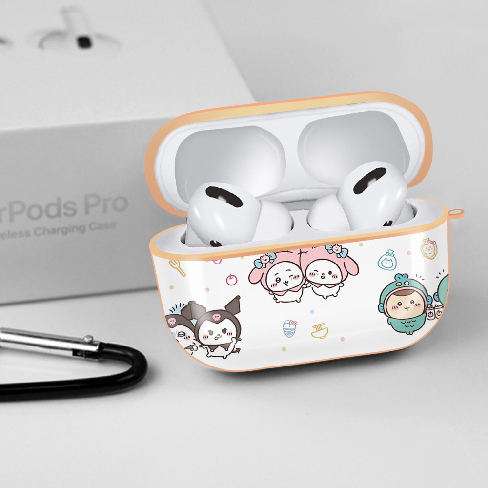 ちいかわ Chii-kawa 【AirPods Pro用】ハードシェル保護ケース｜耐衝撃・防指紋・カラビナ付き商品仕様